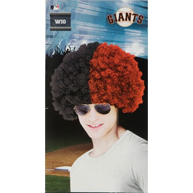 San Francisco Giants Wig Baseball Halloween Accessory