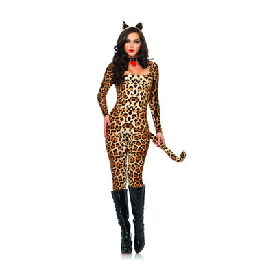 Sexy Cougar Womens Leopard Halloween Costume