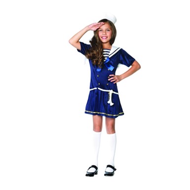 Shipmate Cutie Girls Child Sailor Halloween Costume