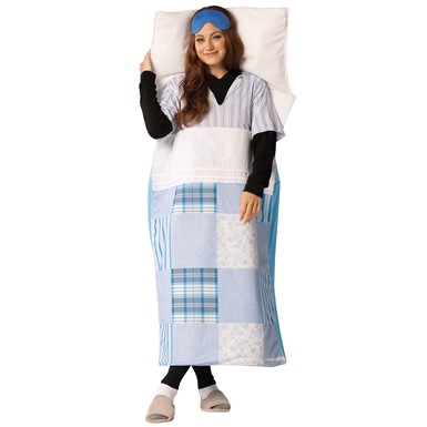 Sleeping Bed with Pillow & Blanket Adult Costume