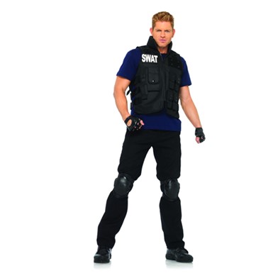 SWAT Commander Sexy Cop Adult Standard Size Costume one size
