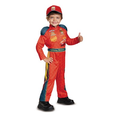 Toddler Lightning Mcqueen Cars Halloween Costume