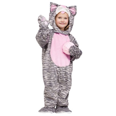 Toddler Little Stripe Kitten Animal Halloween Costume