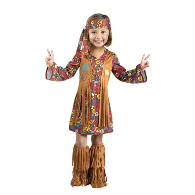 Toddler Peace and Love Hippie Costume