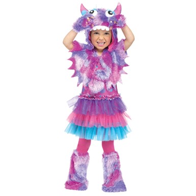 Toddler Polka Dot Monster Cute Halloween Costume