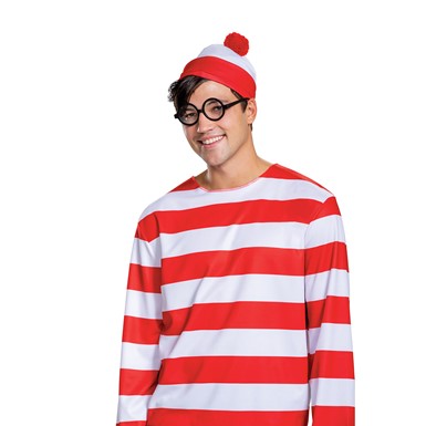Waldo Adult Halloween Costume Accessory Kit