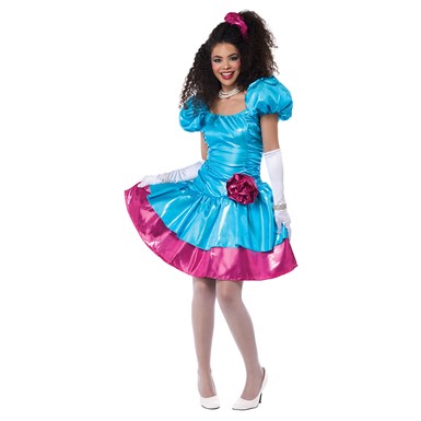 Womens 80’S Party Dress Adult Halloween Costume