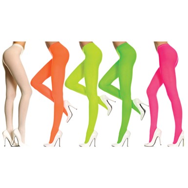 Womens Opaque Tights Adult Halloween Costume Accessory
