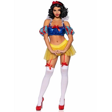 Womens Snow White Sexy Disney Princess Costume