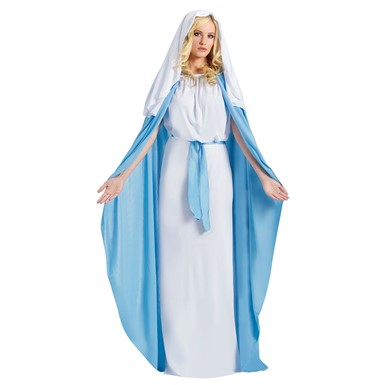 Womens Virgin Mary Halloween Costume Size Standard 6-14