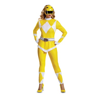 Womens Yellow Ranger Deluxe Power Ranger Costume