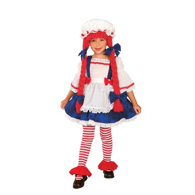 Yarn Babies Rag Doll Girl Child Halloween Costume