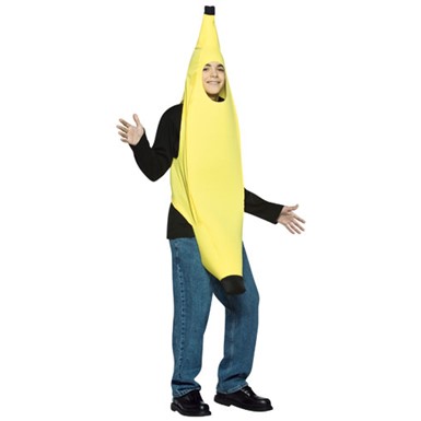Yellow Banana Light Weight Teen Kids size 13-16 Costume