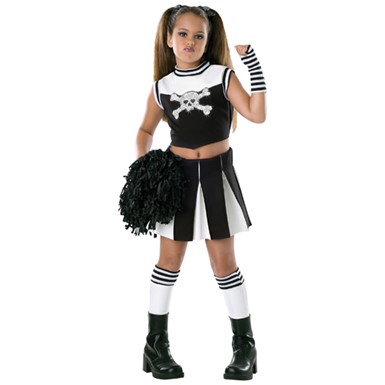 Cheerleader Bad Spirit Childrens Halloween Costume
