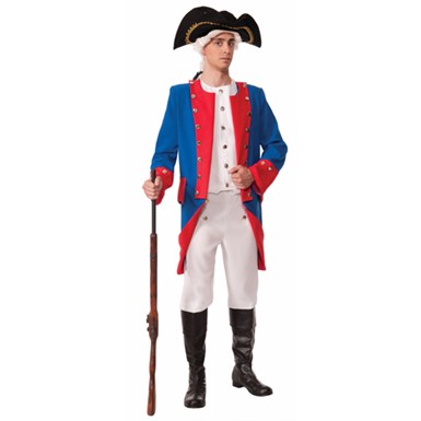 Mens Deluxe American Colonial General Costume