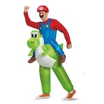 Adult Mario Riding Yoshi Inflatable Costume Size Standard