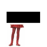 Black and Red Striped Stockings for Children