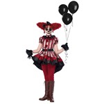 Girls Wicked Klown Horror Halloween Costume