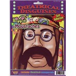Hippe Brown Moustache for Halloween Costume Accessory
