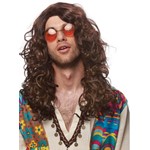 Hippie Rock Star Jim Morrison Adult Mens Costume Wig