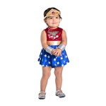 Infant Wonder Woman Dress & Diaper Cover Set