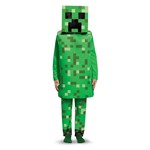 Kids Minecraft Creeper Deluxe Halloween Costume