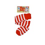 Long Red Striped Socks Halloween Costumes Accessories