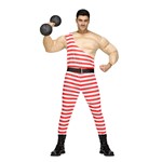 Mens Carny Muscle Man Circus Costume