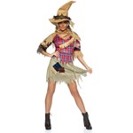 Womens Sinister Scarecrow Cutie Halloween Costume