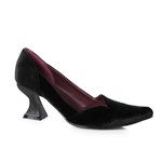 Womens Vivian 3" Black Velvet Witch Shoes