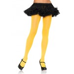 Yellow Nylon Tights Pantyhose for Adult Costume