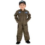 Young Heroes Air Force Fighter Boys Pilot Costume