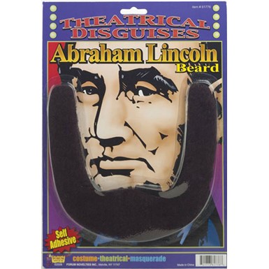 Abraham Lincoln Beard for Halloween Costume Accessory