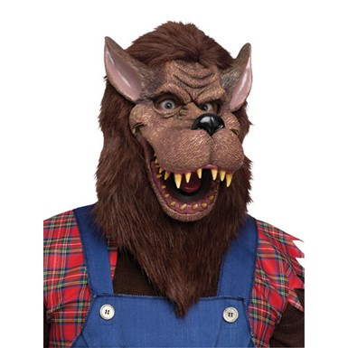 Adult Big Bad Wolf Animal Fairytale Halloween Mask