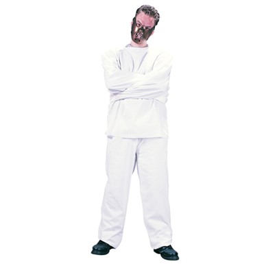 Adult Crazy Inmate Maximum Restraint Costume