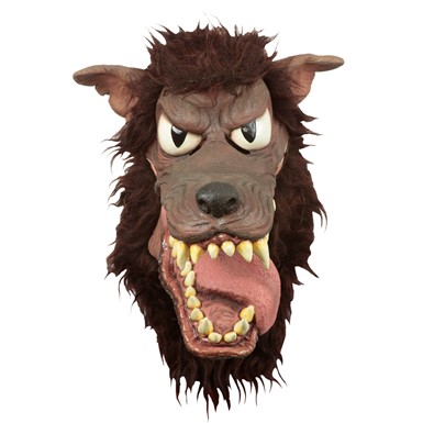 Adult Deluxe Big Bad Wolf Moving Mouth Mask