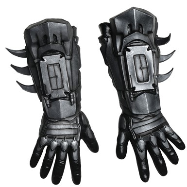 Adult Deluxe Black Batman Costume Gloves