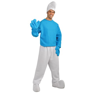 Adult Deluxe Smurf The Lost Village Costume