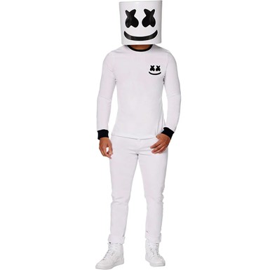 Adult DJ Marshmello Mens Halloween Costume