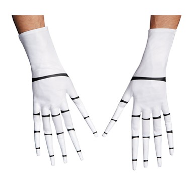 Adult Jack Skellington Skeleton Gloves