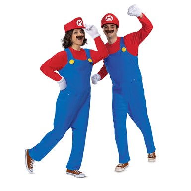 Adult Mario Elevated Nintendo Halloween Costume