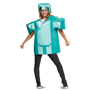 Adult Minecraft Classic Armor Halloween Costume