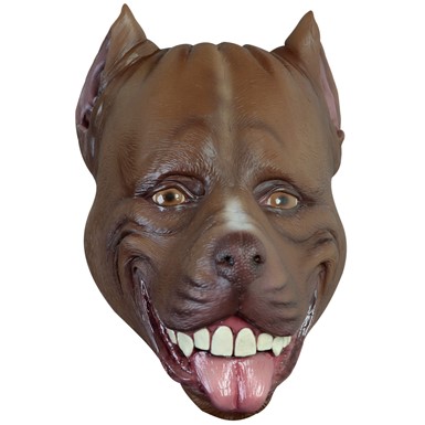 Adult Pitbull Dog Animal Mask Dog Mask Pitbull Costume