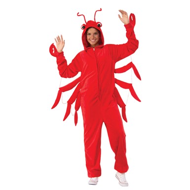 Adult Unisex Lobster Comfy Wear One Piece Jumpsuit Costume