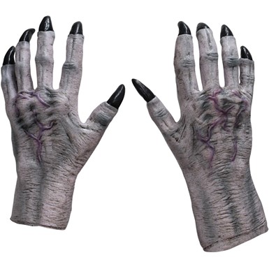 Adult White Monster Claws Costume Accessory