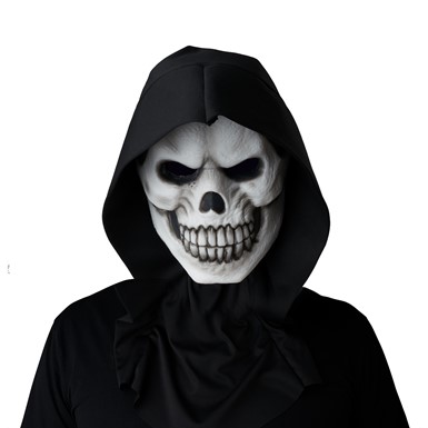 Adult White Skull Horror Halloween Mask