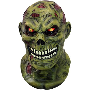 Adult Zombo Latex Zombie Costume Mask