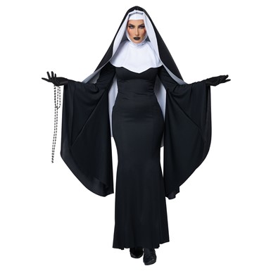 Bad Habit Gothic Nun Adult Halloween Costume