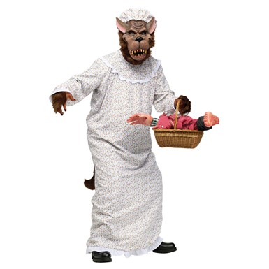 Big Bad Granny Wolf Child Costume Standard Size Up to 14