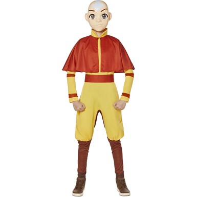 Boys Avatar The Last Airbender Aang Child Costume